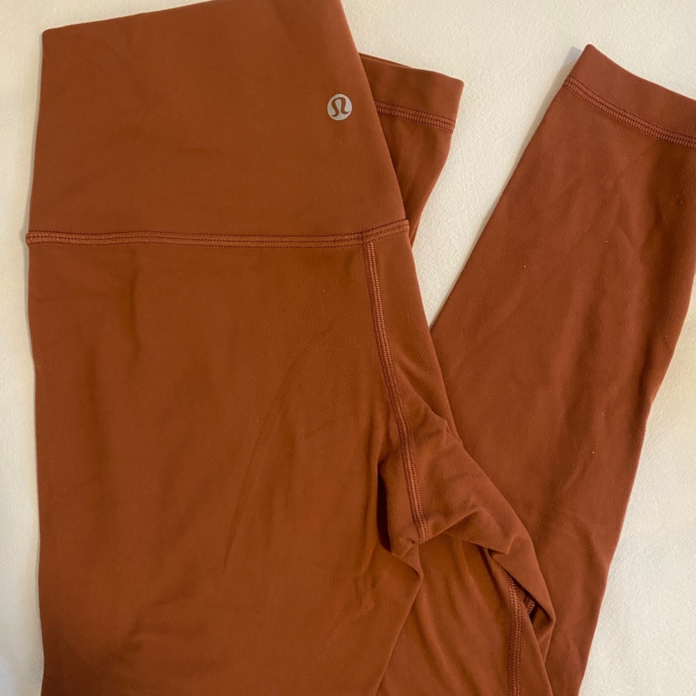 Lululemon Rust Leggings